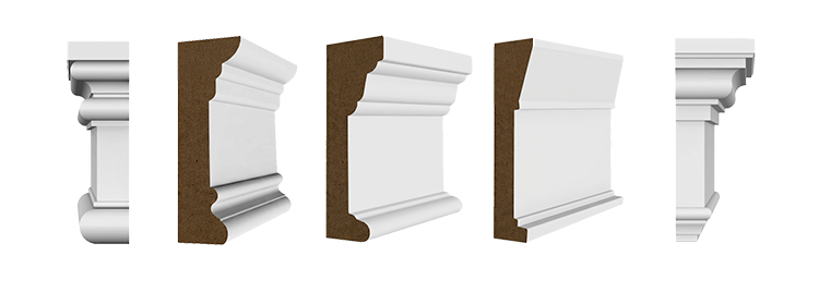 wood vs primed MDF Picture Frame Casing trim