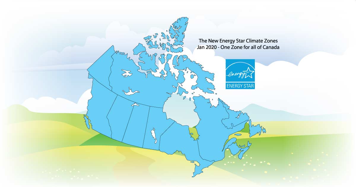 New ENERGY STAR climate zones for windows (2020 present day)