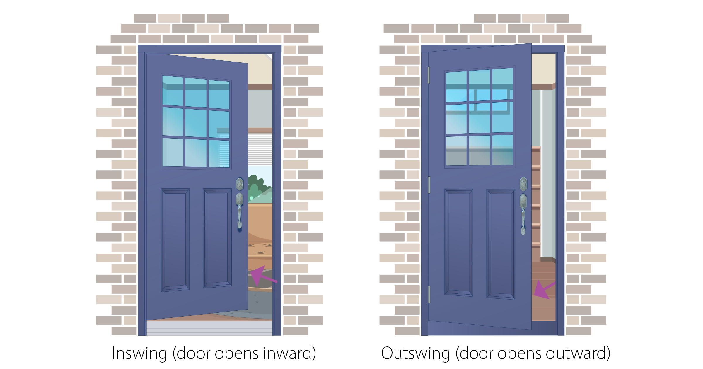 Can Front Doors Open Outwards?