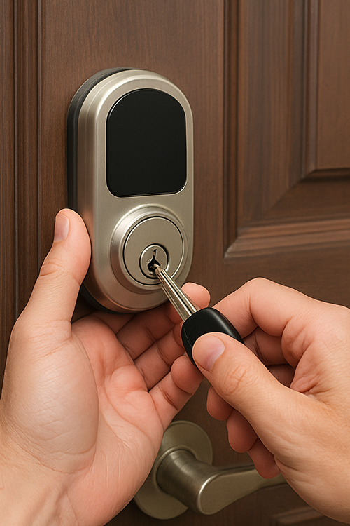 re keying of smart lock