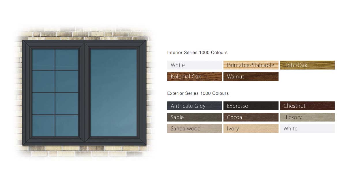 Sample from our colour options tool