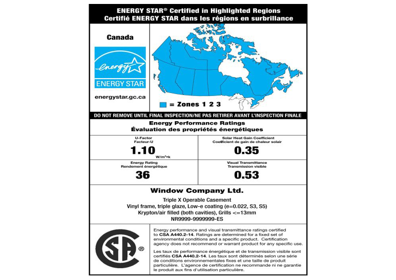 Energy Rating Example