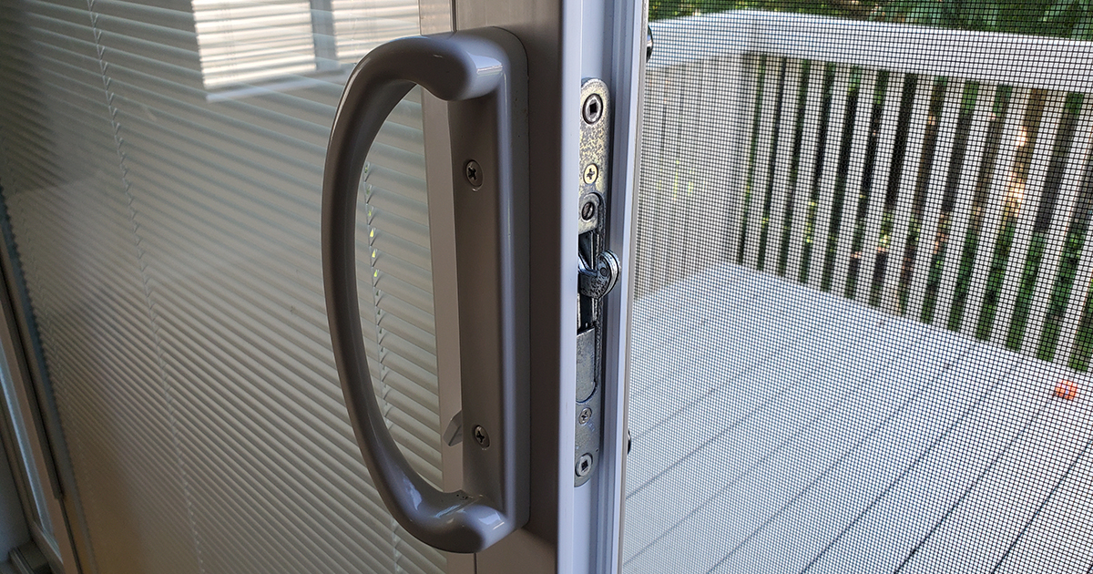 Inside Patio Door Handle & Lock