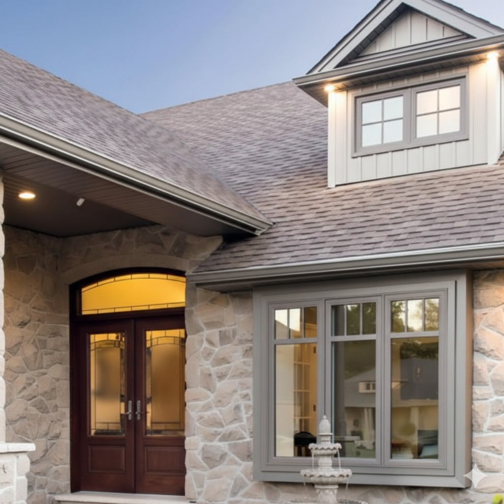 thumbnail - Exterior - colour casement windows