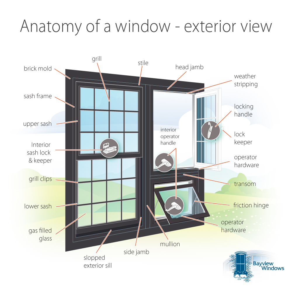 Gallery image > Anatomy of a window interior view