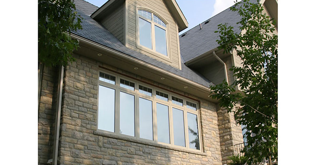 Gallery Image > Exterior - Casement windows with fixed picture and awning windows above