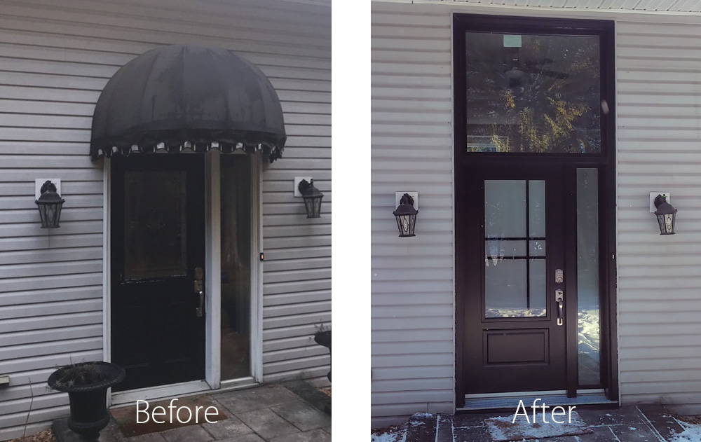 Before and after Doors 2