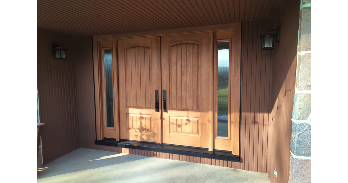 Mastergrain aux wood entrance door