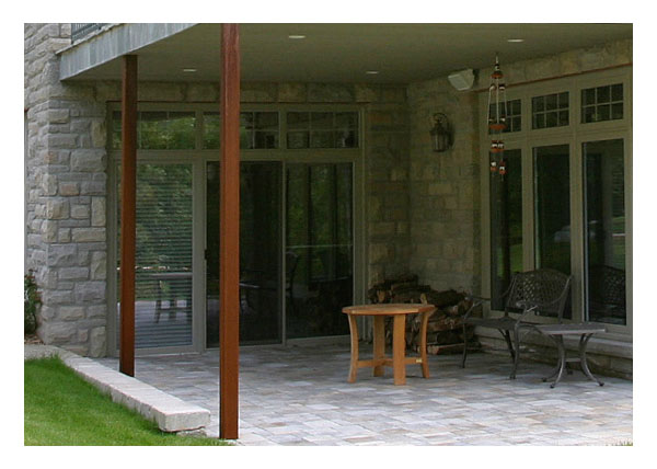 Gallery Image > North Star - coloured vinyl patio door exterior