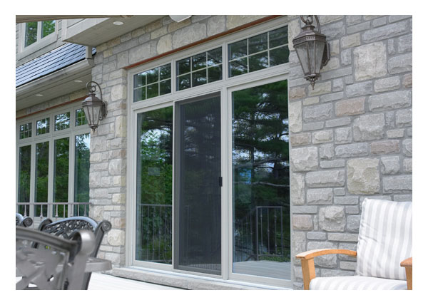 Gallery Image > North Star - coloured vinyl patio door exterior