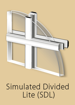 Window grill type - simulated divided lite (SDL) 