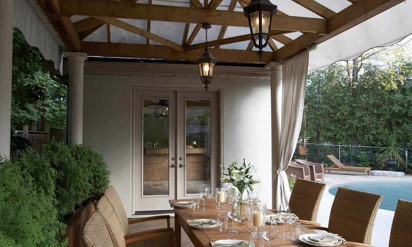 garden door installation